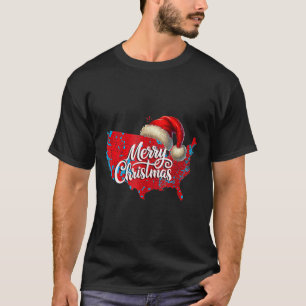 Trump-Wahlkarte Frohe Weihnachten Feiertag Santa H T-Shirt