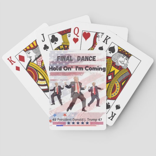 Trump Wahlkarten für klassische Spiele Spielkarten (Rückseite)