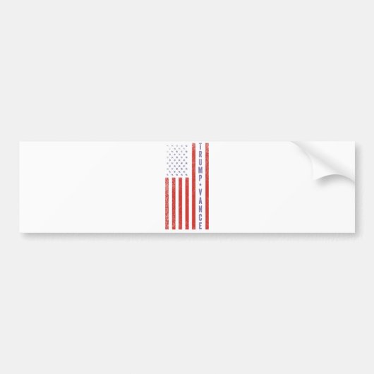 Trump wählt republikanische amerikanische Wahlen W Autoaufkleber (Vorne)