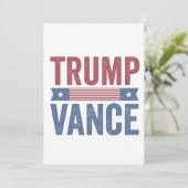 Trump wählt republikanische amerikanische Wahlen W Dankeskarte (Stehend Vorderseite)