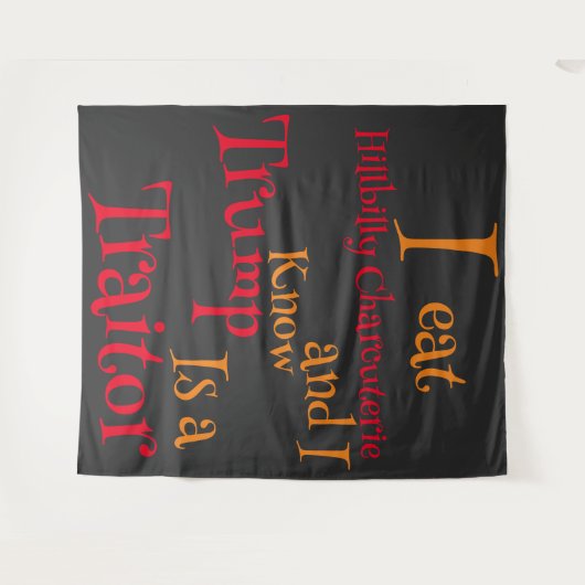 Trump Wandteppich (Vorderseite (Horizontal))