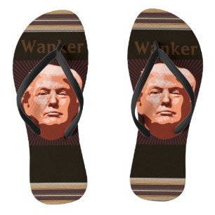 Trump Wanker Flip Flops Badesandalen