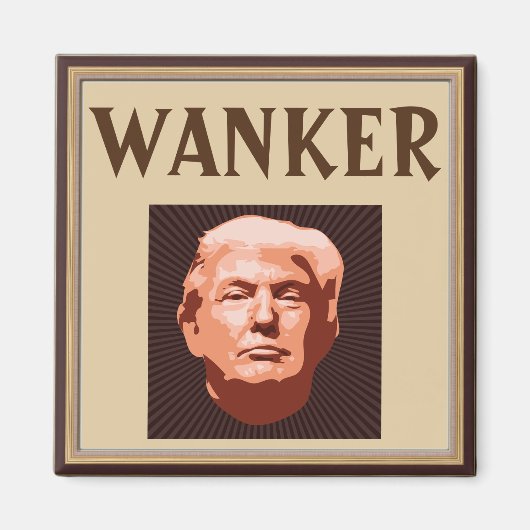 Trump Wanker Magnet (Vorne)