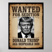 Trump Wanted Poster (Vorne)
