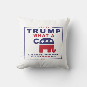 Trump. Was A C*** - Anti-Trump-Wahlplakat Kissen