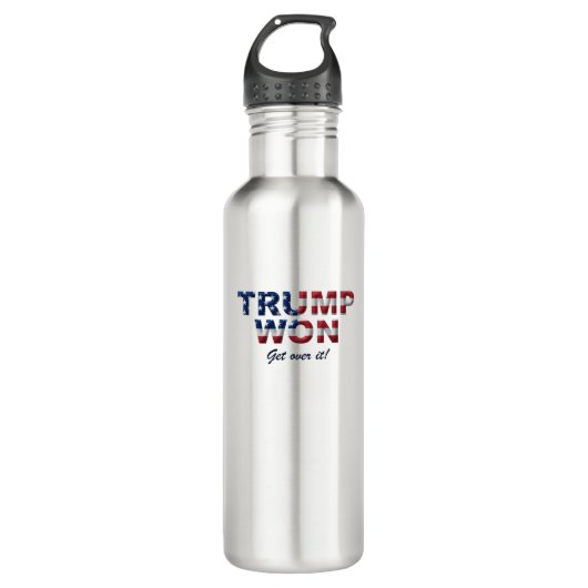 TRUMP WASSER Flasche Edelstahlflasche (Vorderseite)