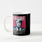 Trump We Won 2024 Bester Comeck in History Daddy Kaffeetasse (Links)