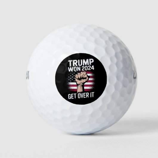 Trump We Won gewinnt Amtseinführung 47 US-Präsiden Golfball (Vorderseite)