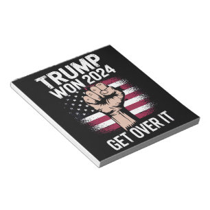 Trump We Won gewinnt Amtseinführung 47 US-Präsiden Notizblock