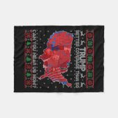 Trump Weihnachten besser abdecken als 5g Kann er Fleecedecke (Vorderseite (Horizontal))