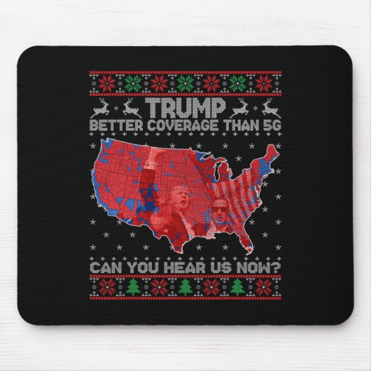 Trump Weihnachten besser abdecken als 5g Kann er Mousepad (Vorne)