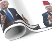 Trump Weihnachten: Er macht eine Liste Geschenkpapier (Rolleneckpunkt)