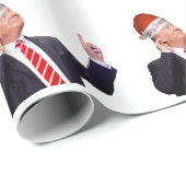 Trump Weihnachten: Hörst du, was ich höre? Geschenkpapier (Rolleneckpunkt)
