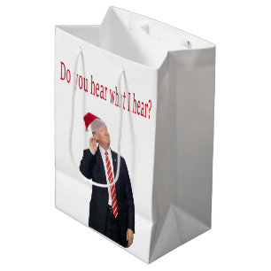Trump Weihnachten: Hörst du, was ich höre? Mittlere Geschenktüte