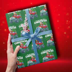 Trump Weihnachten   Ich bin zu Weihnachten grün Zu Geschenkpapier