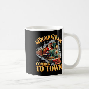 Trump: Weihnachten in die Stadt Santa Trump 2 Kaffeetasse