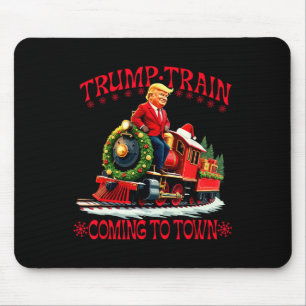 Trump: Weihnachten in die Stadt Santa Trump 2 Mousepad