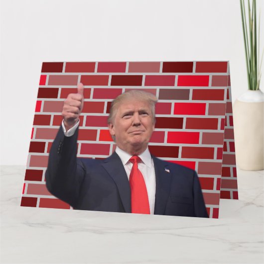 Trump Weihnachten Karte (Vorderseite)