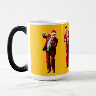 Trump Weihnachten Tanzende MAGA Feiertage Verwandlungstasse