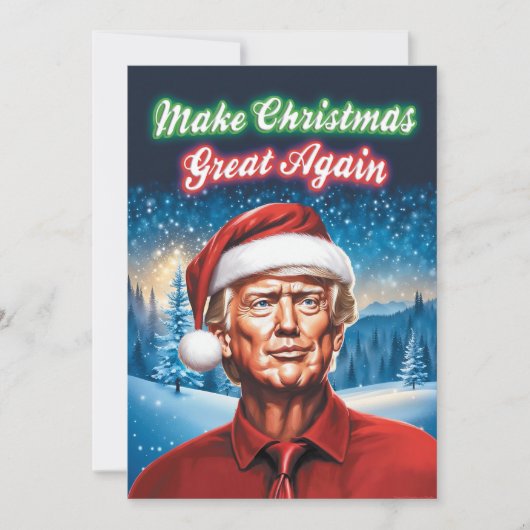 Trump - Weihnachten wieder großartig machen (Vorderseite)