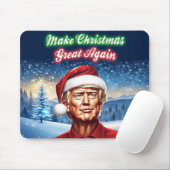 Trump - Weihnachten wieder großartig machen Mousepad (Mit Mouse)