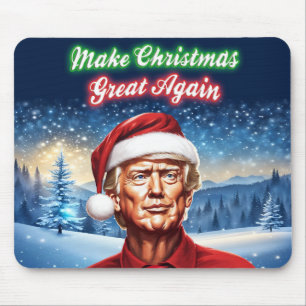 Trump - Weihnachten wieder großartig machen Mousepad