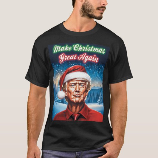 Trump - Weihnachten wieder großartig machen T-Shirt (Vorderseite)