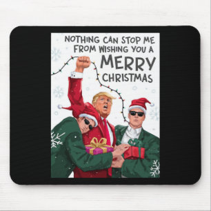 Trump Weihnachts-Funny wünscht dir ein frohes Weih Mousepad