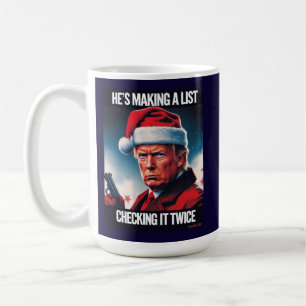 Trump Weihnachts-Tasse Funny Holiday Geschenk Kaffeetasse