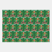 Trump Weihnachtsgeschenk | Der Lieblingspräsident Geschenkpapier Set (Vorderseite 2)