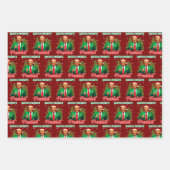 Trump Weihnachtsgeschenk | Der Lieblingspräsident Geschenkpapier Set (Vorderseite)