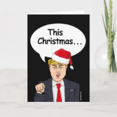 Trump Weihnachtskarte - Dieses Weihnachten wird (Vorderseite)