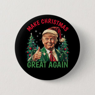 Trump: Weihnachtsknopf, macht Weihnachten wieder g Button