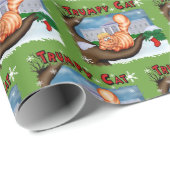 Trump-Weihnachtslustig Geschenkpapier (Rolleneckpunkt)