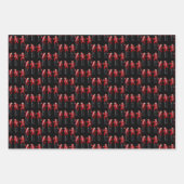 Trump Weihnachtsmannmütze Dance Weihnachten | Trum Geschenkpapier Set (Vorderseite 2)