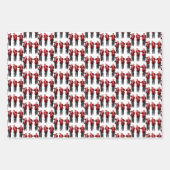 Trump Weihnachtsmannmütze Dance Weihnachten | Trum Geschenkpapier Set (Vorderseite)