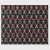 Trump Weihnachtsmannmütze Frohe Weihnachten Ugly S Geschenkpapier (Flach)