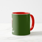 TRUMP-WEIHNACHTSMANNMÜTZE-GESCHENK TASSE (VorderseiteRechts)