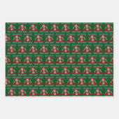 Trump-Weihnachtsmannmütze | Weihnachten wieder gro Geschenkpapier Set (Vorderseite 3)