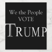 TRUMP WEINETIKETT (Einzelnes Label)