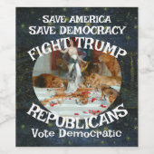 Trump Weinetikett (Einzelnes Label)