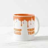 Trump weint gegen Trump verlor Biden-Amtseinführun Zweifarbige Tasse (VorderseiteRechts)