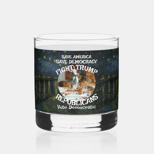 Trump Whiskyglas (Vorderseite)