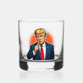 Trump Whiskyglas (Vorderseite)