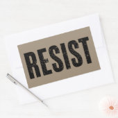 Trump Widerstand gegen Trump Protest gegen politis Rechteckiger Aufkleber (Umschlag)