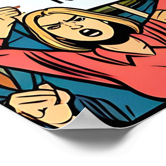 Trump widerstehen poster (Ecke)