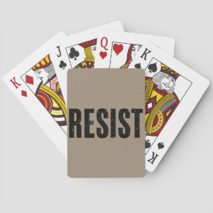 Trump widerstehen Trump Protest Anti-Politischer P Spielkarten