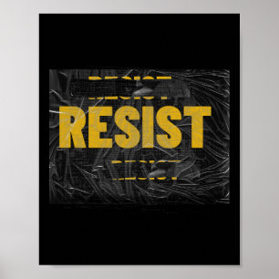 Trump widersteht Trump Protest Anti-Politischer Pr Poster