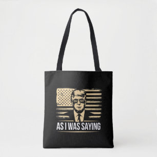 Trump, wie ich gerade sagte, seine Rede Wahlstimme Tasche