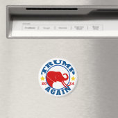 TRUMP WIEDER Roter Elefant 2020 Wahl Magnet (In Situ (Geschirrspüler))